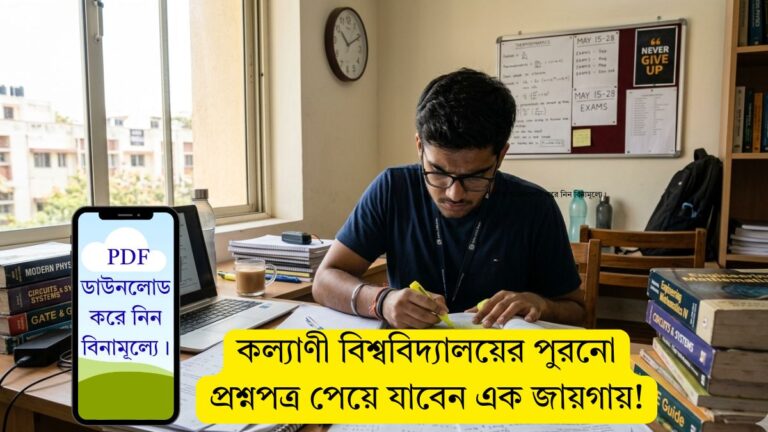 কল্যাণী বিশ্ববিদ্যালয়ের পুরনো প্রশ্নপত্র পেয়ে যাবেন এক জায়গায়! PDF ডাউনলোড করে নিন বিনামূল্যে।