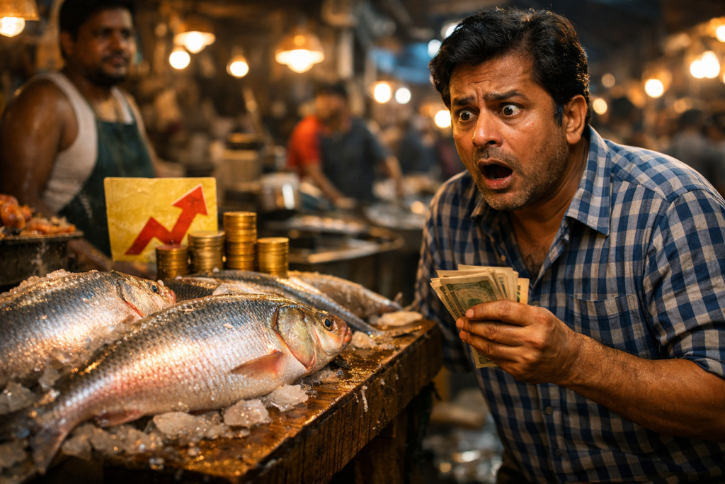 ইলিশের দাম এখন আকাশছোঁয়া!